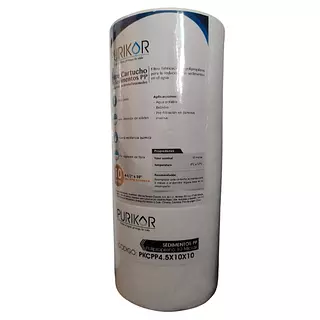 Filtro Cartucho Polipropileno Termofusionado 4.5x10x10