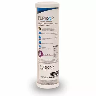 Filtro Cartucho De Carbón Activado Block 2.5x10x5