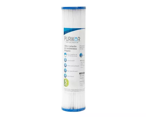 Filtro Cartucho Plegable Para Sedimentos 2.5x10x5
