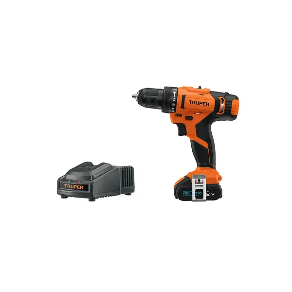 Taladro 3/8", 12v, 1 Batería 2ah, Pro, Truper