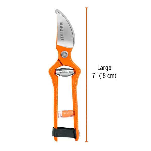 Tijera Para Poda 7" Forjada Cuchilla De Paso, Truper