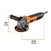 Pulidora Angular 4-1/2", 850w, Truper Ergo Pro