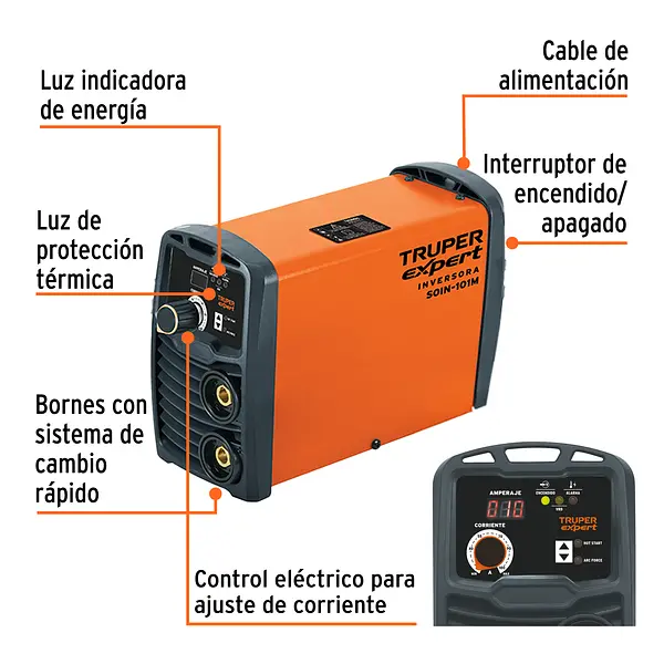 Mini Soldadora Inversora 100a, 127v, Truper