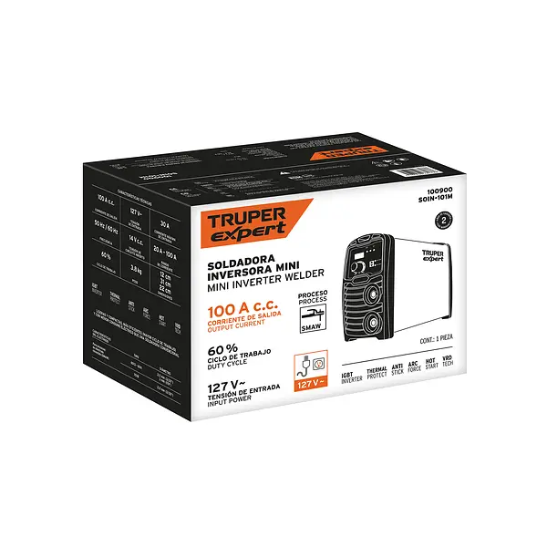 Mini Soldadora Inversora 100a, 127v, Truper