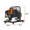 Motobomba Autocebante 1"X1", Gas. 1-1/2hp, Agrícola, Truper
