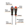 Dúo De Desarmadores 3/16" X 4" Mango Comfort Grip, Truper