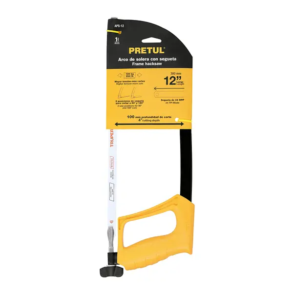 Arco 12" De Solera Para Segueta, Pretul
