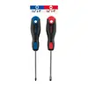 Dúo De Desarmadores 1/4" X 4" Mango Comfort Grip, Pretul
