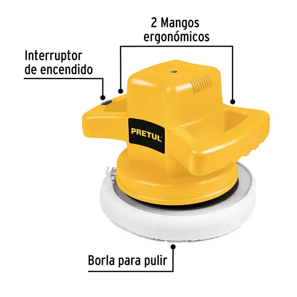 Pulidora Roto-Orbital 10", 110w, Pretul