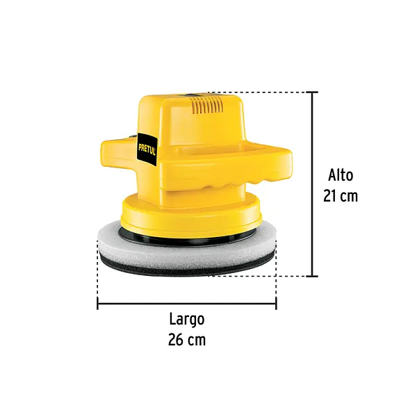 Pulidora Roto-Orbital 10", 110w, Pretul