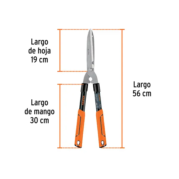 Tijera Para Poda 56 Cm Ligera, Mangos Tubulares, Truper