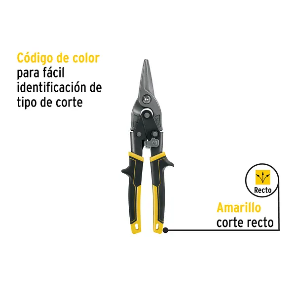 Tijera De Aviación 10" Corte Recto, Truper