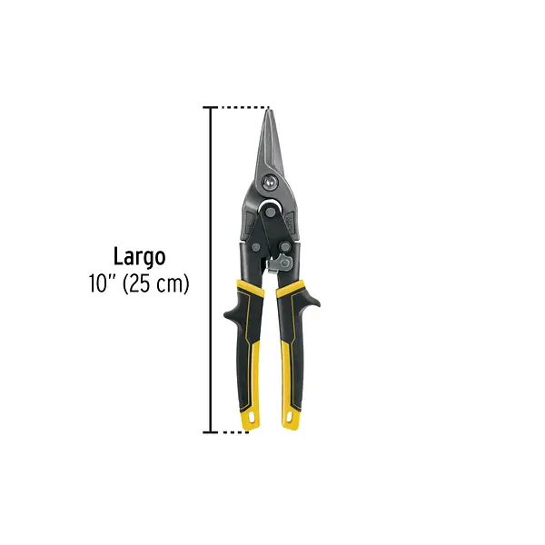 Tijera De Aviación 10" Corte Recto, Truper