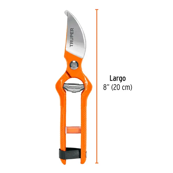 Tijera Para Poda 8" Forjada Cuchilla De Paso, Truper
