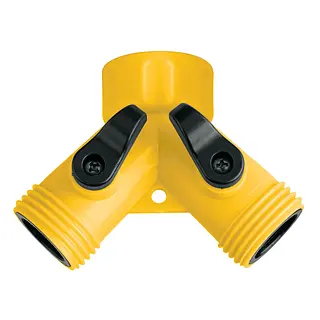 Conector "Y" 3/4" Plástico Para Manguera, Pretul