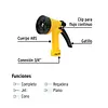 Pistola Plástica Para Riego De 5", 5 Funciones, Pretul