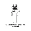 Conector 1/2" Hembra De Abs Con Tuerca De Ajuste Manual