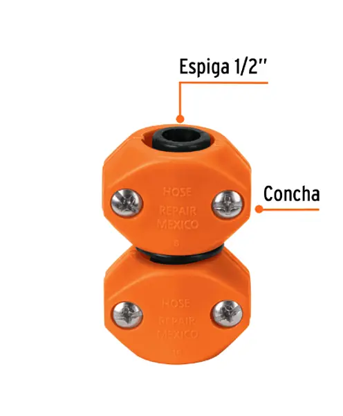 Reparador 1/2" De Abs Para Manguera, Truper