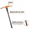 Talacho-Pico 5 Lb, Mango Fibra De Vidrio 36", Truper