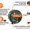 Manguera 1/2" Reforzada 3 Capas 25 M Conexiones Plásticas