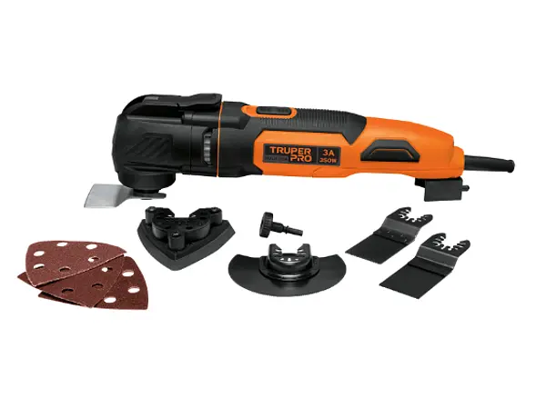 Multiherramienta 350w Con 9 Accesorios, Truper Pro