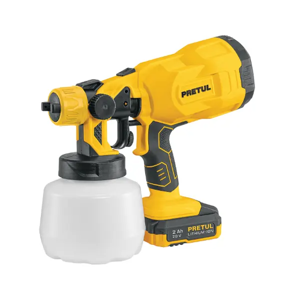 Pistola Para Pintar, 20v, 1 Batería 2ah, Pretul