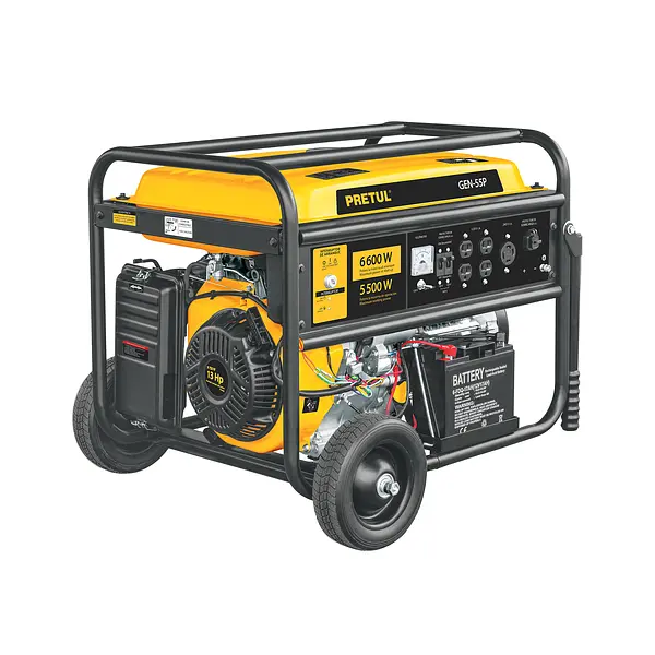 Generador Portátil 5.5 Kw Motor A Gasolina, Pretul