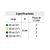 Juego De 8 Tensores Elásticos, Pretul