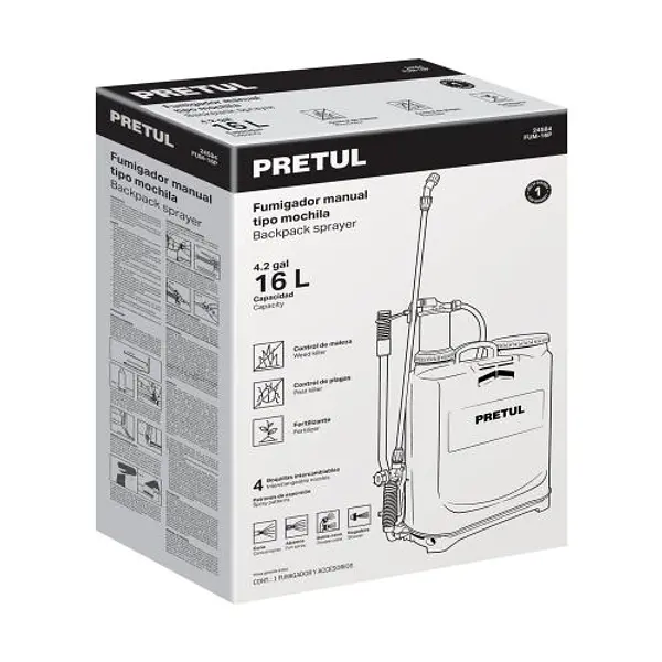 Fumigador De 16 L Manual De Mochila, Pretul