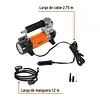 Inflador Portátil 12 V Para Auto, Con Linterna Led, Truper