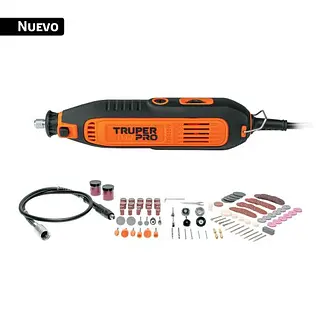 Herramienta Rotativa 135w Con 211 Accesorios, Truper Pro Ir