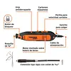 Herramienta Rotativa 135w Con 211 Accesorios, Truper Pro Ir