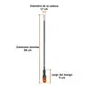 Imán Flexible De Acero Con Led, 3 Kg, Truper
